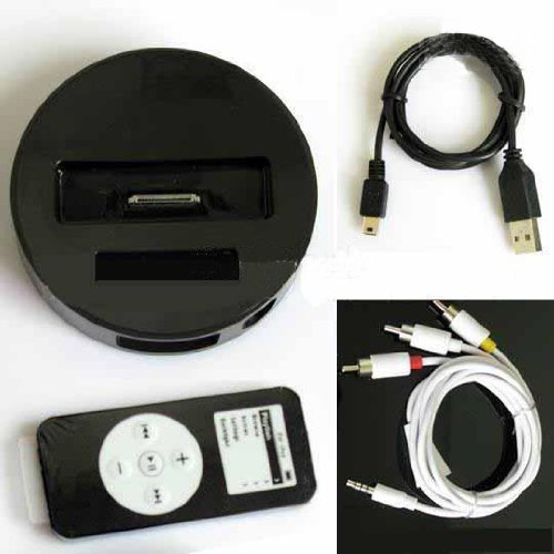 DN Dock infrarossi AV Video Output per iPhone 3G 3GS iPod