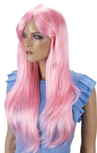 CAISHA Peruk Karneval Cosplay Partyperuk Långhårig Rosa PHK3