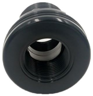 1 Bulkhead ABS Threaded x Threaded NPT Standard 2-Pair (4-Pack) NBR Rubber Gasket