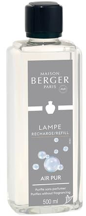 MAISON BERGER Nachfüllflasche 500 ml Duft und Reinigung für Lampe Berger – gebrauchsfertig, feine Verteilung, katalytische Wirkung, langanhaltender Raumduft (AIR PUR Neutral)