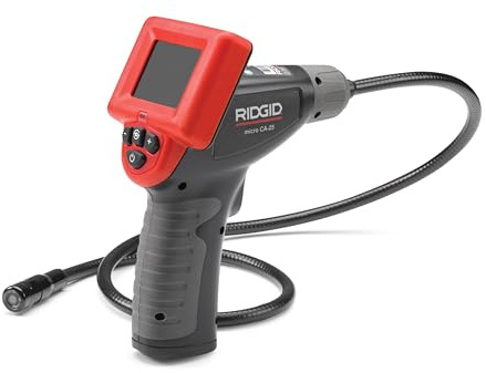 RIDGID 40043 micro CA-25 Hand-Inspektionskamera, Inspektionskamera, Boroskop, Endoskop, 17 mm Kamerakopf