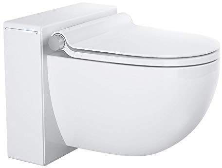 GROHE Sensia IGS - Dusch- WC Komplettanlage (automatische Geruchsabsaugung, Nachtbeleuchtung, individuelle Benutzer-Profile), alpinweiß, 39111SH0