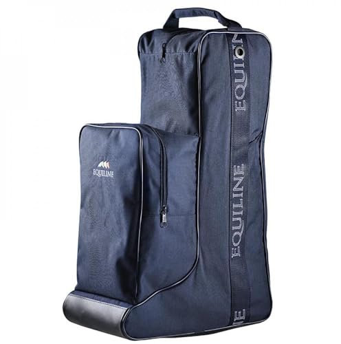 Equiline Stiefeltasche und Kappe aus wasserabweisendem Polyester, Marineblau (002)