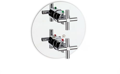 Roca Loft - grifo termostático empotrable para baño y ducha con desviador-regulador de caudal . Griferías hidrosanitarias con montura cerámica. Ref.A5A0643C00