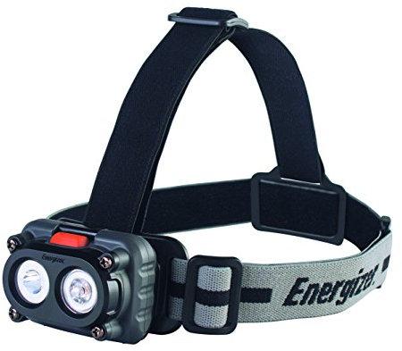 Energizer Magnet Headlight, 2 weiße LED, verschiedene Modi, magnetische Halterung, Kopfband mit Drehmodul, 3 Stück AAA