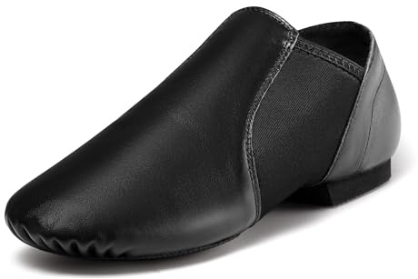 ARCLIBER Black Jazz Shoes for Women/Big Kid Slip On 5M US