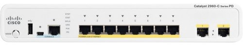 CISCO Catalyst 3560C Commutateur 12 Ports Fast Ethernet PoE+ avec 2 Liaisons Montantes Double Usage et Base IP