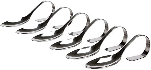 IBILI 731600 Vorspeisenlöffel-Set, Edelstahl, Silber, 15 x 6 x 5 cm, 6-Einheiten