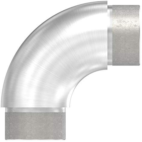 Rohrbogen 90° rund, für Rohr 42,4 x 2,6mm