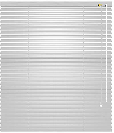 deko-raumshop Klemmfix Alu Jalousie Klemmrollo Faltrollo Aluminium Jalousette Silber Breite 60 bis 240 cm Höhe 130, 160, 220 cm Klemmträger Montage ohne Bohren Lamellenbreite 25 mm (80 x 220 cm)