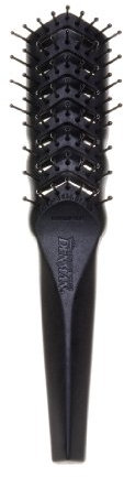 Denman D100 Flexible Vent Brush for Blow Drying - Styling Hair Brush for Wet Dry Curly Thick Straight Hair - For Women and Men (Black)