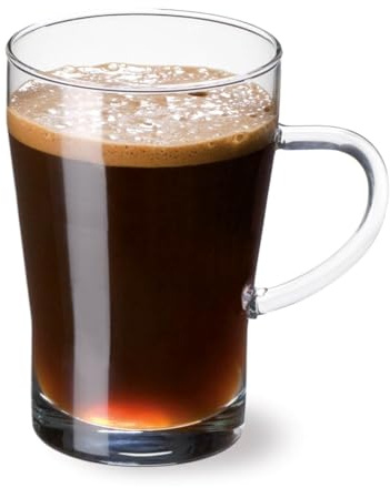 Bohemia Cristal 093 006 007 SIMAX Tasse ca. 300 ml aus hitzebeständigem Borosilikatglas 4er Set Orion