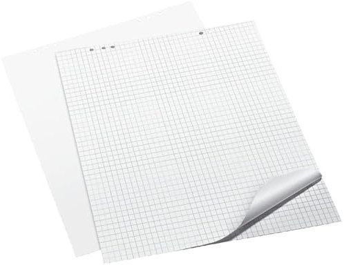 Flipchart - Papier Flipchartpapier 100 Blatt (5x20 Blatt) Blanco