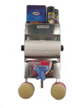 Pit Posse Armadietto per postazione di lavoro, in alluminio, chiuso per rimorchi, negozi, garage (argento/non verniciato)