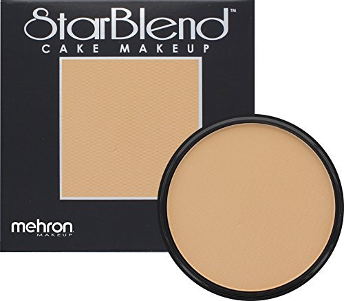 Mehron Makeup StarBlend - WARM HONEY, Wet/Dry Pressed Powder Foundation