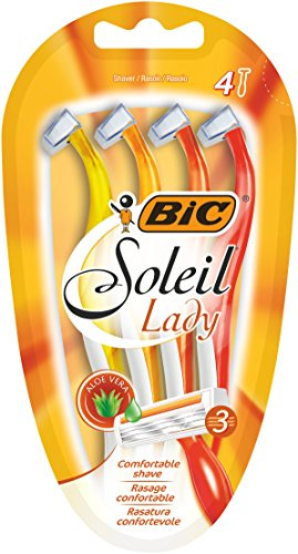 Bic Miss Soleil Damen Rasierer, 3-fach Klinge, 4 x 4 Stück