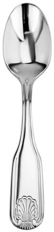 New Star Foodservice Shell Pattern, Stainless Steel, Teaspoon, 6.5-Inch, Set of 12