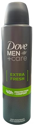 6 x Dove Deo herr spray män vård extra fräsch 150 ml