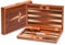 Yellow Mountain Imports Backgammon-Spiel-Set mit Holzintarsien, Sentinel - 28 Zentimeter
