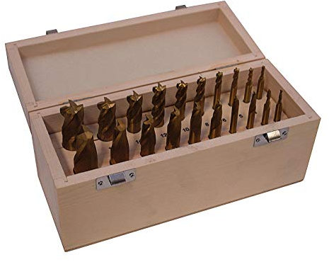 Schaftfräser Schlichtfräser Nutfräser Fräser HSS Satz Set 3-20 mm 20 Stk.