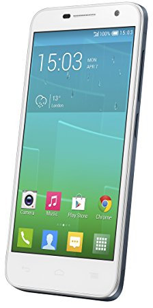 Alcatel 6016D-2BALDE1 Onetouch Idol 2 Mini 6016D Smartphone (11,4 cm (4,5 Zoll) Touchscreen, 8 Megapixel Kamera, 1,2GHz, Quad-Core Prozessor, Android 4.3) Slate