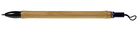 Online ON31303 Schreibgeräte Brush Pencil, Druckbleistift 2 mm (HB) Mine, Schaft aus,Bambus, mit integierten integierten Spitzer und Radierer