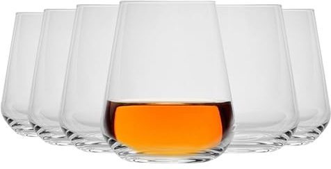 Bormioli Rocco - Inalto Bicchiere in Vetro Trasparente, 44 cl, Confezione da 6 Pezzi