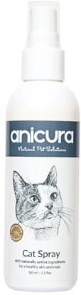 Anicura Natural Cat Spray – Soothing Relief for Itchy, Irritated Skin, Allergies & Dermatitis – Reduces Scratching, Licking & Discomfort – Gentle Care for Cats with Sensitive Skin