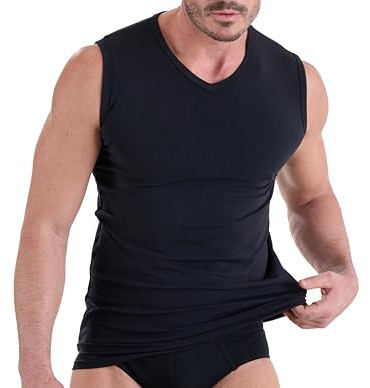 Smanicato Uomo – Pack da 3 – Jersey Cotone Elasticizzato