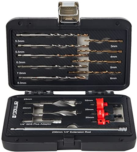 Armeg TW16PCSET Twister Drilling Set - Black (16-Piece)