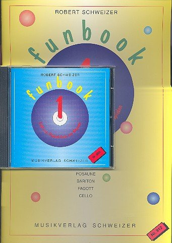 FUNBOOK1 C-Ausgabe Bassschlüssel (incl.CD) für Posaune Bariton Fagott Cello
