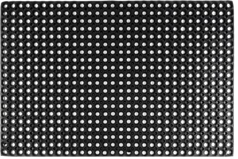 etm Ringgummimatte 100 x 200 cm - Wabenmatte - Fußmatte aus Gummi - Türvorleger, Schmutzfangmatte - idealer Rasenschutz für Spielplätze und Gärten - Rasengitter Octodoor