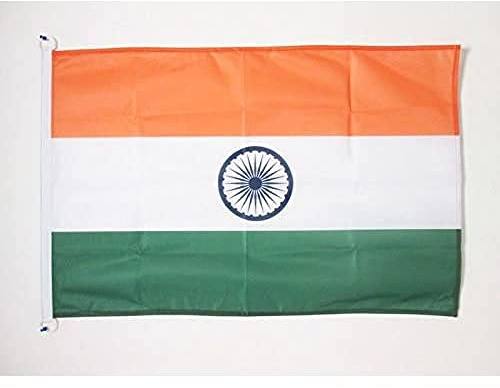 Indisk flagga 90 x 60 cm - Indisk flagga 60 x 90 cm utomhus - flaggor - AZ FLAG