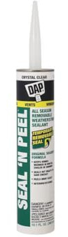 DAP 18324 Seal 'N Peel Removable Caulk, 10.1-Ounce
