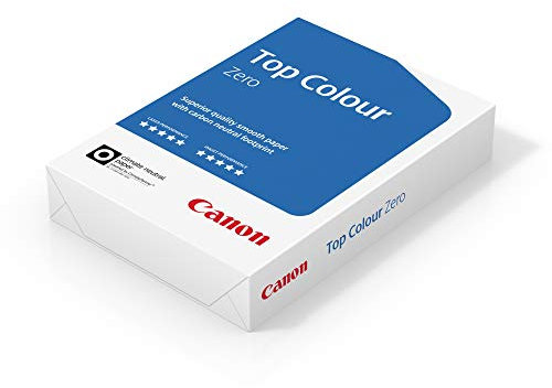 Canon Top Colour Zero Farbkopierpapier (500 Blatt FSC Zertifiziert, CO2-neutral, A4,100 g/m², alle Drucker hochweiß)