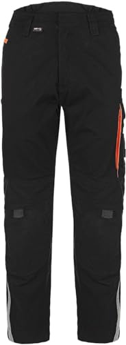TMG | Arbeitshose Elegance für Herren, Malerhose mit Kniepolster & Reflektorstreifen, Cargohose, robust