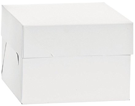 Decora, 0339492 Caja para Tarta, Ideal para Transportar y Conservar Tartas Decoradas, Envueltas Individualmente, 50,5 X 50,5 X H 50 CM