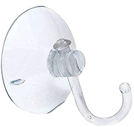 Bulk Hardware BH04114 Crochet à ventouse en Plastique, 35 mm, Set de 6 Pièces