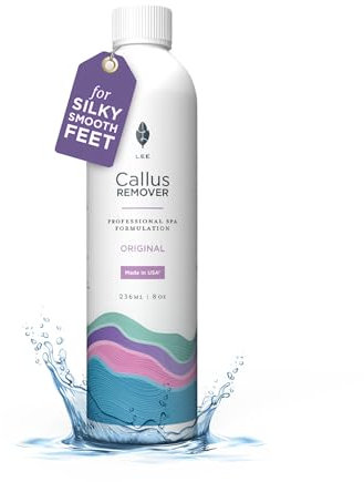 Professional Callus Remover for Feet - Original, Powerful Formulation - Extra Strength Gel, Home Pedicure Foot Spa Results - Cracked & Dead Dry Skin Supplies - 8 Oz