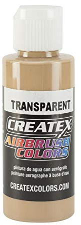Createx Airbrush Paint, Transparent Sand, 2 oz Vernice per aerografo, Sabbia Trasparente, 56,7 g (5126-02), 2 Ounces, 2 unità