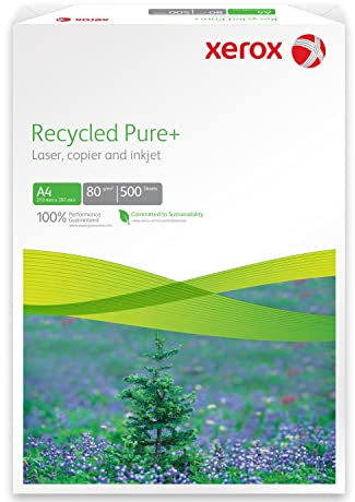 Xerox 003R98756 återvunnet rent + miljö/skrivarpapper, DIN A4, 80 g/m², 500 ark, vit