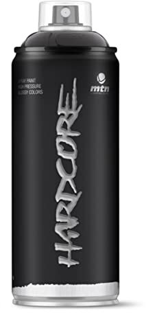 Pulverizador, Pintura en spray MTN HC2 R-9011 Negro Brillante 400ml