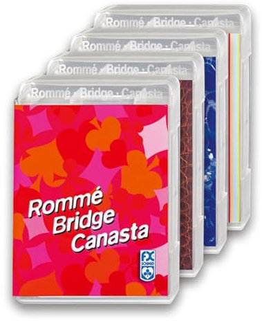 Ravensburger 27075 - Rommé Bridge Canasta, Kartenspiel-Klassiker, Verschiedene Designs