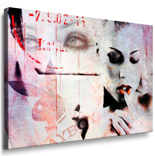 Akt Sexy Erotik Girl Leinwand Bild 120x80cm k. Poster ! Bild fertig auf Keilrahmen ! Pop Art Wandbilder, Bilder zur Dekoration - Deko. Akt/Erotik/Sexy Kunstdrucke und Gemälde