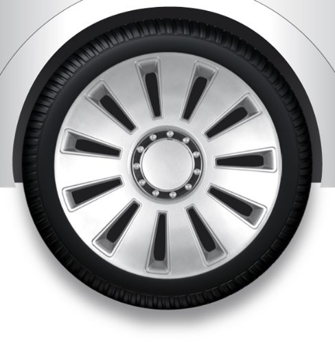 ZentimeX Z732292 Radkappen Radzierblenden universal 16 Zoll Silver