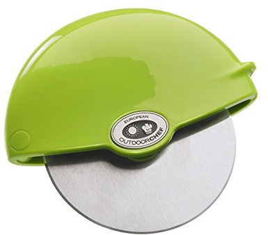 OUTDOORCHEF Pizzaschneider/Pizzarad mit XL Edelstahlklinge