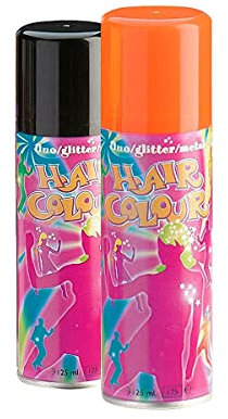 Sibel Fluorescent Hair Colour Spray, Red, 0.174989 kg