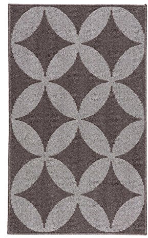 Badematte Aquanova Rida Stahlgrau-Badmat (67 x 100 cm)