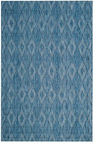 SAFAVIEH Alfombra Biarritz Indoor/Outdoor Azul Marino 78 x 152 cm