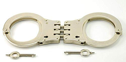 Outdoor 4 You - Shop Handschellen mit breitem Gelenk, Modern, Metall, Vernickelt